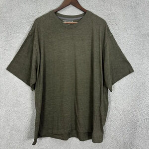 architect top mens XXL green short sleeve casual layers outdoors basic tee shirt